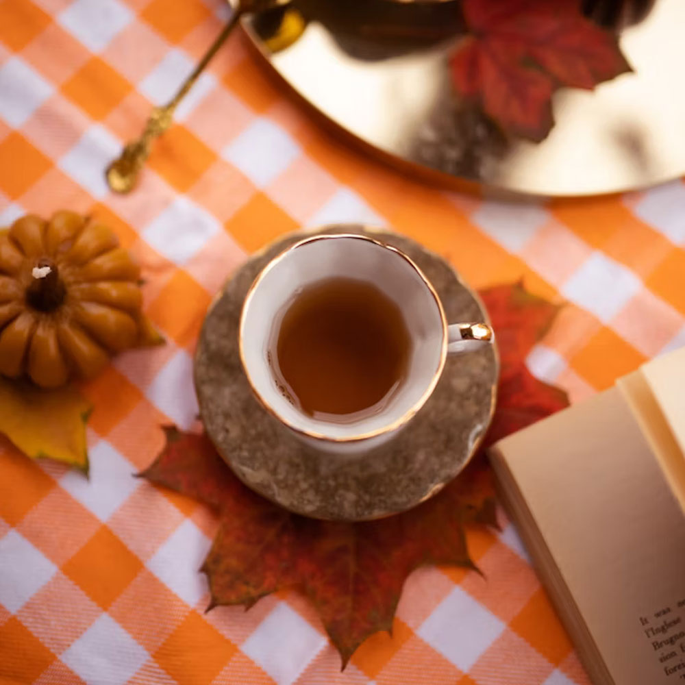 Herbstliche Tischdeckenstoffe