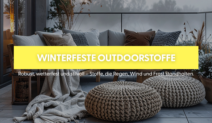 Winterfeste Outdoorstoffe 