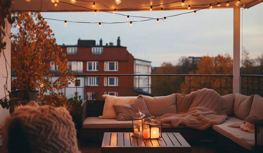 Herbstliche Dekoideen mit Segeltuch & Outdoorstoffen