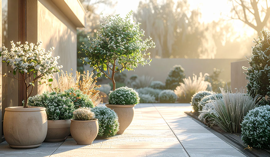 Pflanzen sicher durch den Winter bringen – mit Jute & Naturmaterialien