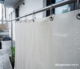 Sichtschutz anbringen