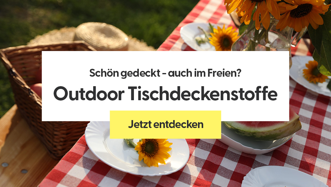 Tischdecken Stoffe für Outdoor & Garten