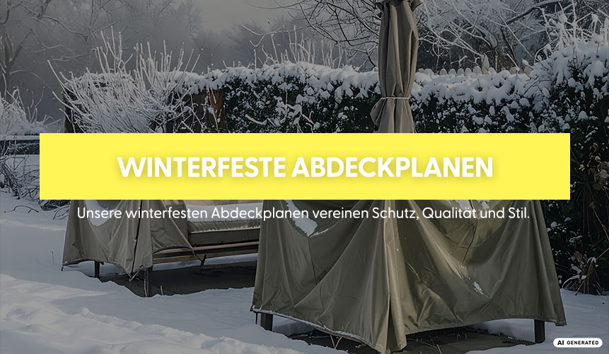 Winterfeste Abdeckkplanen