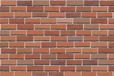 Outdoorstoff - Ziegelmauer-Imitat 
