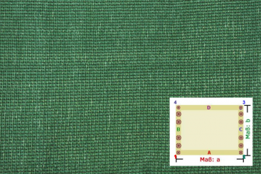 Fertig-Segeltuch Wind-/Sichtschutzgewebe - Rechteck - a: 117 x b: 140 cm 
