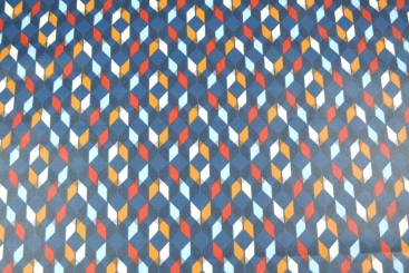 Tischdecken-Stoff - Würfel 