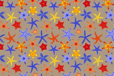 Outdoorstoff - Seesterne Sand