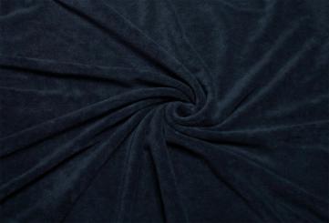 Frottee Stretch Nachtblau