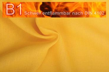 Sackleinen Jute B1 farbig 130 cm Gelb