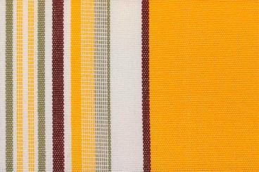 Markisenstoff Spain Summer 2 - 320 cm Gelb / Bordeaux