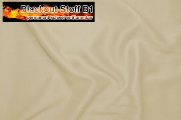 Blackout permanent schwer entflammbar Champagner