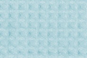 Baumwoll Waffel-Piqué - Uni Hellblau