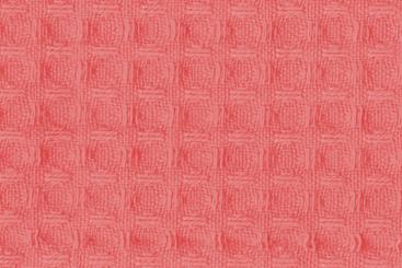 Baumwoll Waffel-Piqué - Uni Koralle