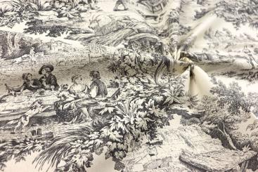 Baumwollstoff - beschichtet - Toile Frankreich 