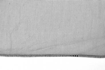 Moskitonetz-Meterware exklusiv - perm. schwer entflammbar B1 - Bleiband - 300 cm Grau