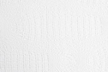 Krokodilleder Imitat - Deluxe Weiß