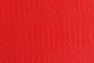Krokodilleder Imitat - Deluxe Rot