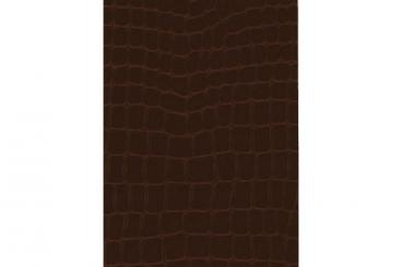 Pythonleder - Imitat Kaffeebraun