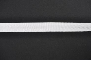 Verstärkungs-Gurtband - Fischgrat-Bindung - 2,5 cm - Meterware Weiß
