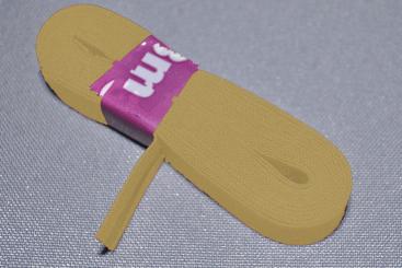 Schrägband 12/24 mm breit - 3 m Oliv