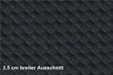 Lederimitat Techno-Look - Carbon-Stil Schwarz