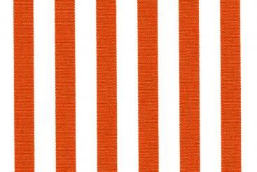 Markise Spain Summer - fein gestreift Orange/Weiß