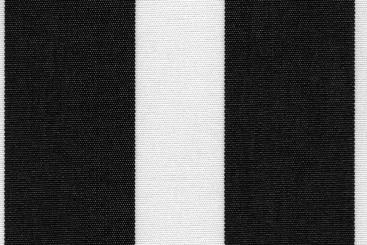 Markise Spain Summer - Streifenvariationen Weiß/Schwarz