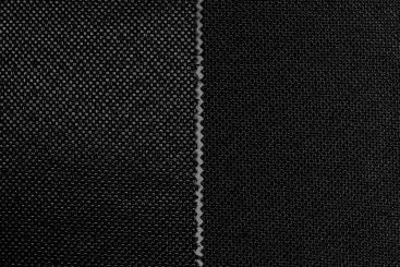 Möbelstoff Marla - Doubleface - B1 schwer entflammbar Schwarz