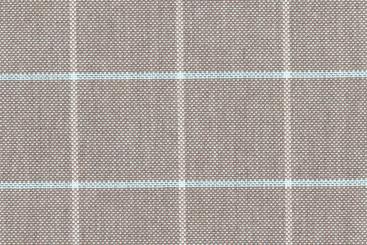 Outdoor-Stoff kariert - Spain Summer Beige/Hellgrau