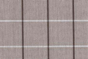 Outdoor-Stoff kariert - Spain Summer Braun/Hellgrau