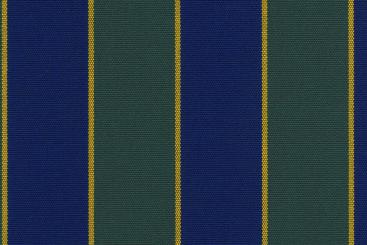 Liegestuhl-Stoff Streifen - gesäumt - 60 cm breit Grün/Blau