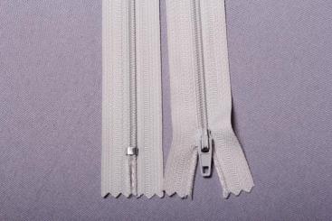 Kunststoff-Reißverschluss nicht teilbar - 30 cm Natur