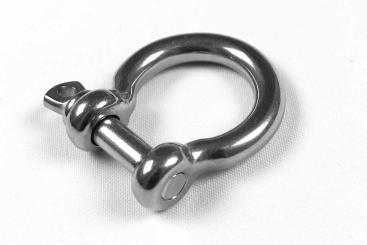 Schäkel - geschwungene Variante - 8 mm 