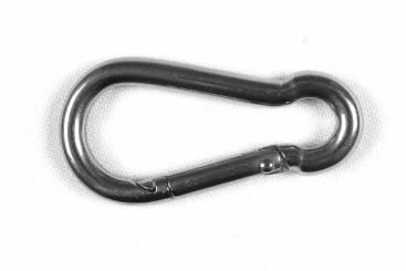 Karabinerhaken - Edelstahl - 50 mm - 2 Stück 