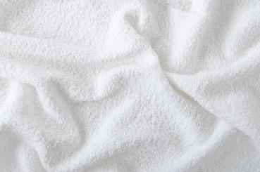 Frottee 2-seitig - 140 cm Weiß