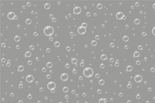 Outdoorstoff - Luftblasen Grau