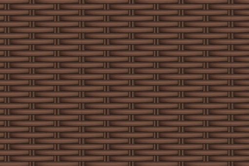 Akustikgewebe - perm. schwer entfl. - Korbgeflecht Dunkelbraun