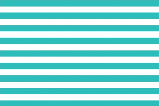 Outdoor-Stoff - Querstreifen 7 cm Türkis