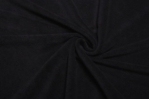 Frottee Stretch Schwarz