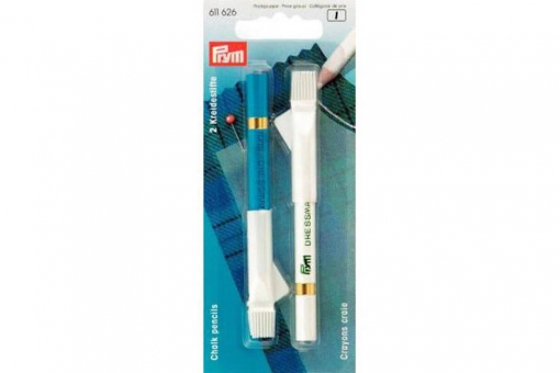 Kreidestift und Bürste - 2 Stück 