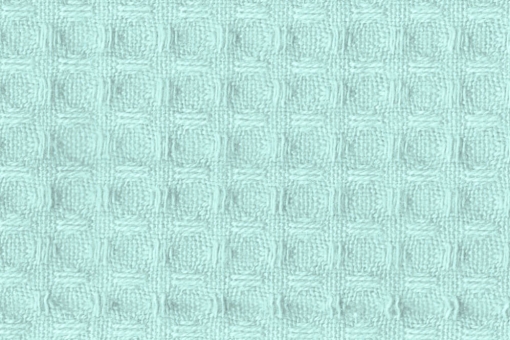 Baumwoll Waffel-Piqué - Uni Mint