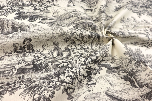 Baumwollstoff - beschichtet - Toile Frankreich 