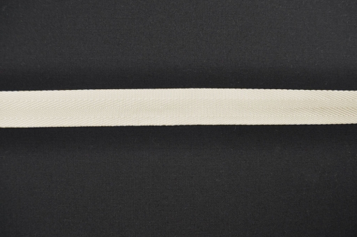 Verstärkungs-Gurtband - Fischgrat-Bindung - 2,5 cm - Meterware Creme
