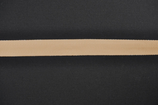 Verstärkungs-Gurtband - Fischgrat-Bindung - 2,5 cm - Meterware Hellbeige