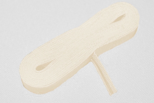 Schrägband 20/40 mm breit - meterweise Creme