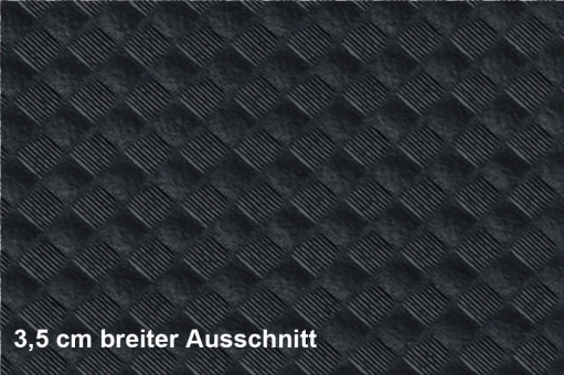 Lederimitat Techno-Look - Carbon-Stil Schwarz