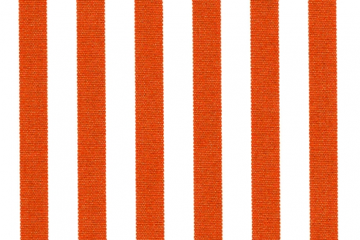 Markise Spain Summer - fein gestreift Orange/Weiß