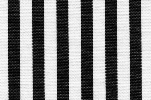 Markise Spain Summer - fein gestreift Schwarz/Weiß