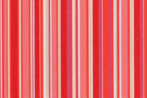 Markise Spain Summer - Streifen fun Rottöne