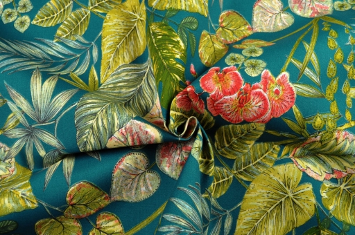 Outdoor- und Markisenstoff - Bahamas Petrol 